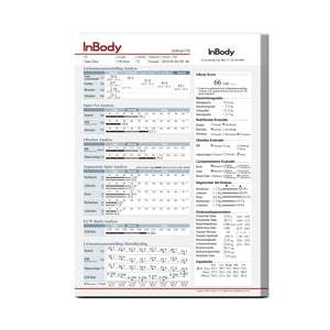 InBody Resultatenbladen - Nederlands (500 stuks)